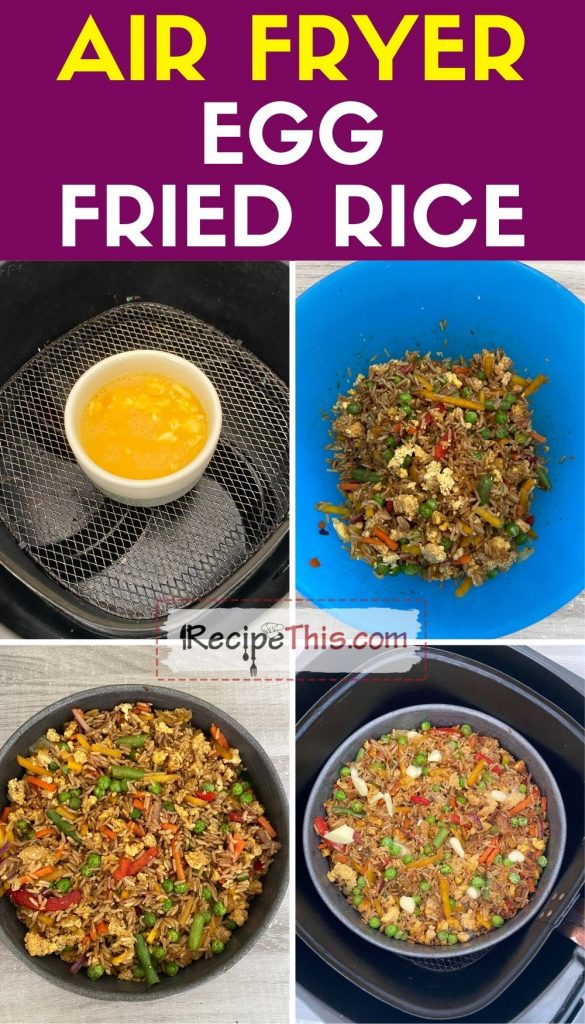 Air Fryer Fried Rice (How to make the best fried rice in air fryer)