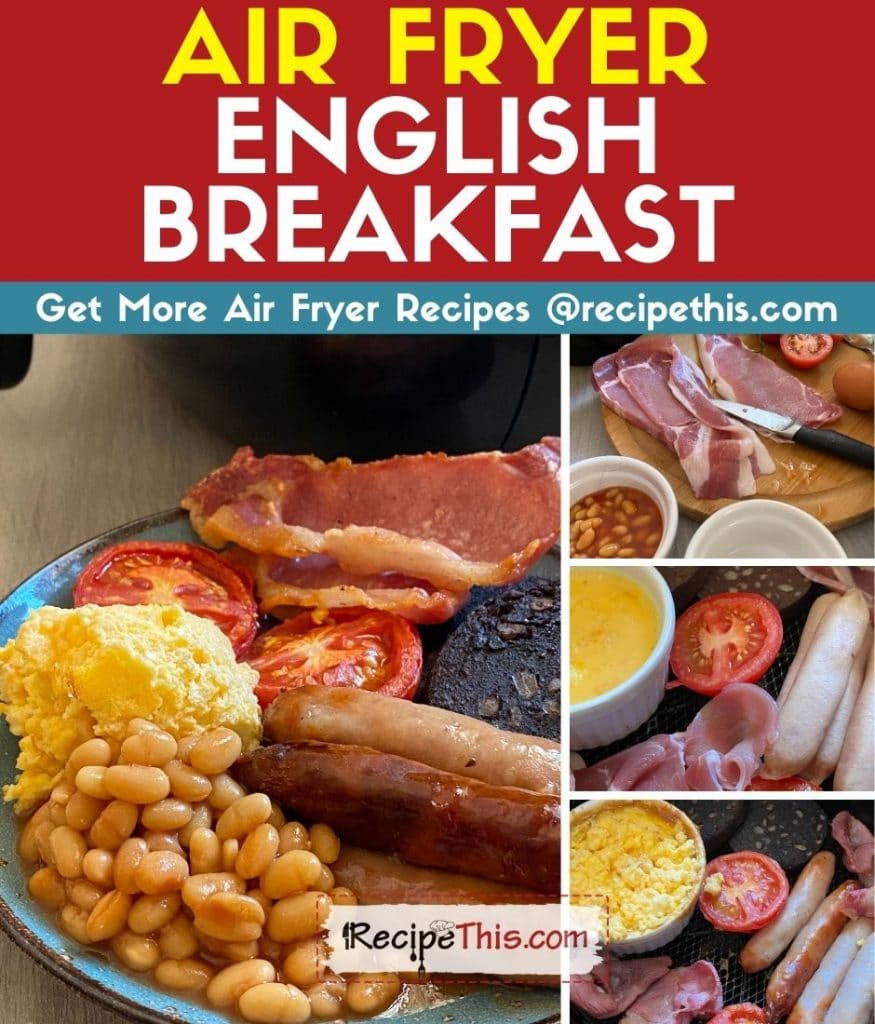 air fryer english breakfast step by step