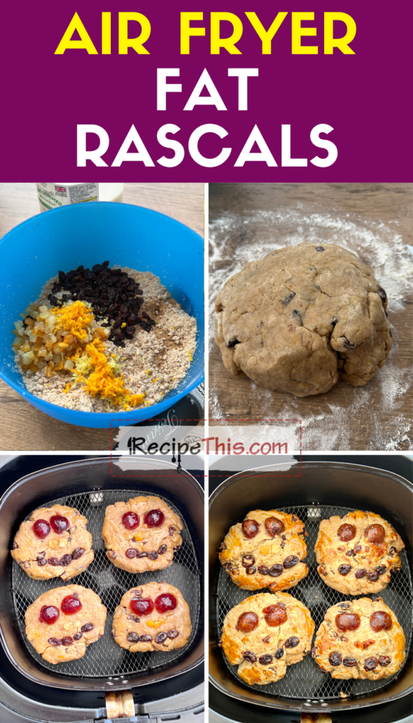 air fryer fat rascals step by step