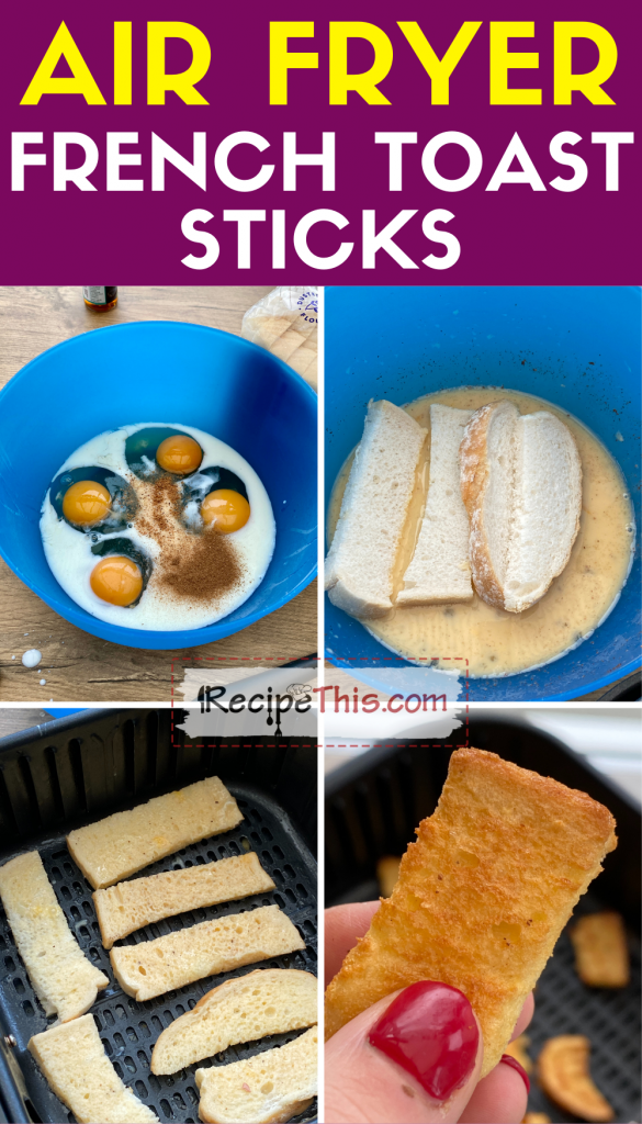 air fryer french toast sticks step by step
