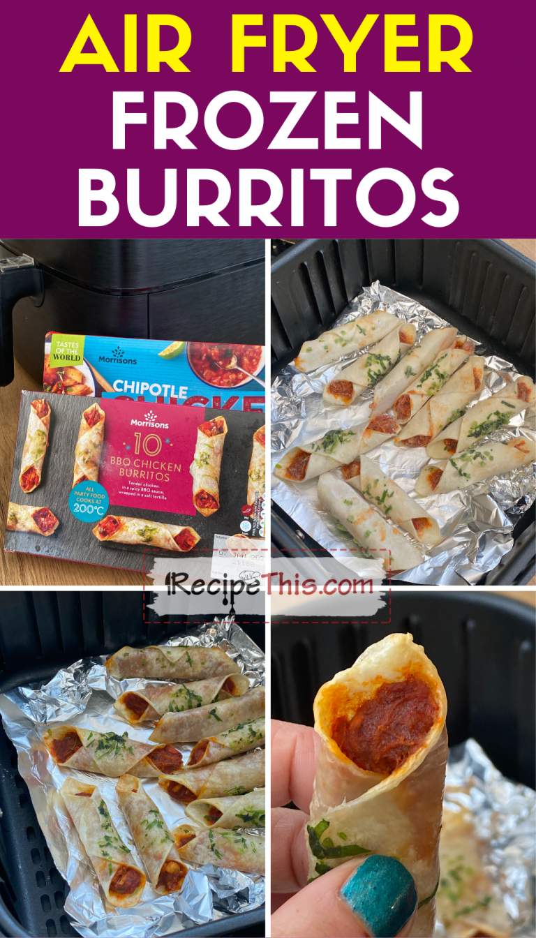 Recipe This Air Fryer Frozen Burritos