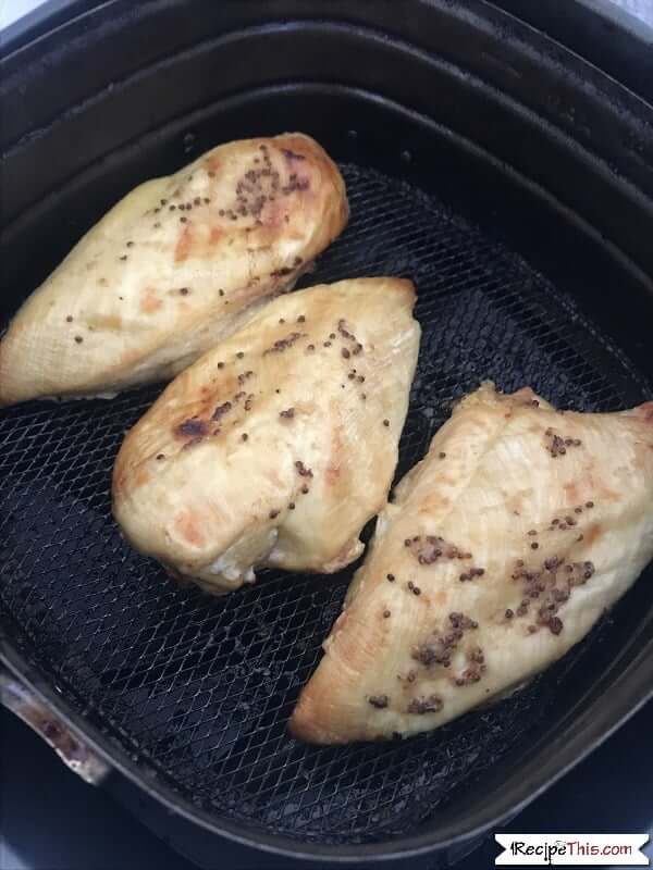 Air fryer clearance frozen chicken breast