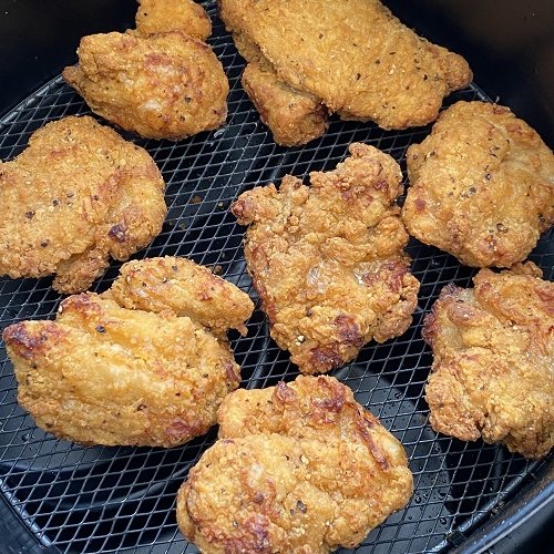 air fryer frozen chicken thighs