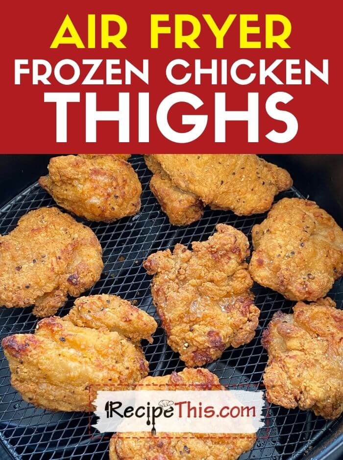 air fryer frozen chicken thighs recipe