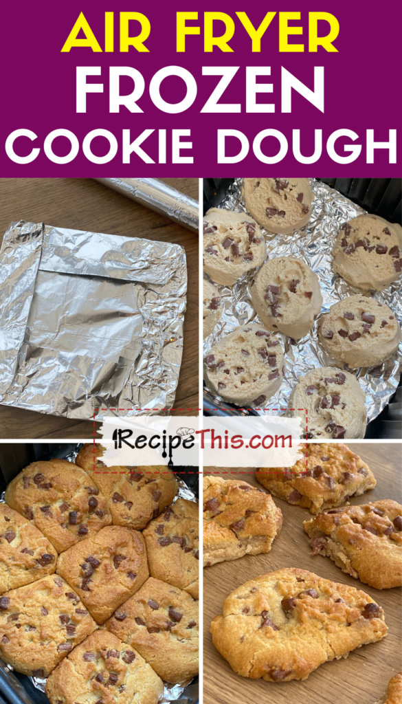air-fryer-frozen-cookie-dough-step-by-step