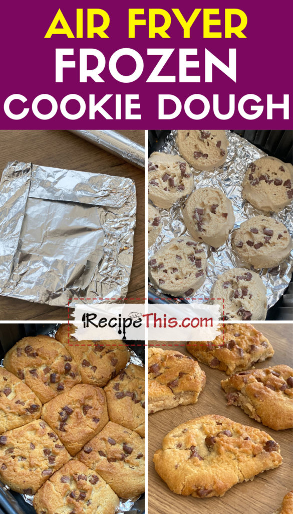 Air Fryer Frozen Cookie Dough - Fork To Spoon