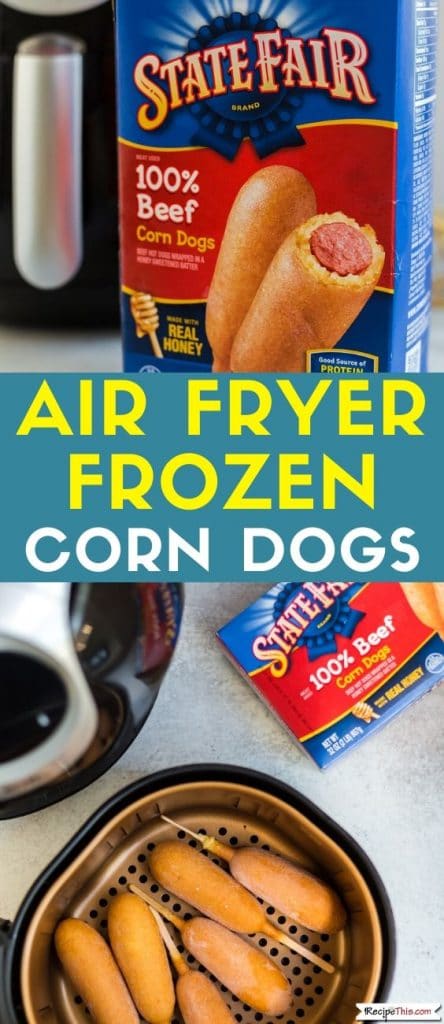 air fryer frozen corn dogs at recipethis.com