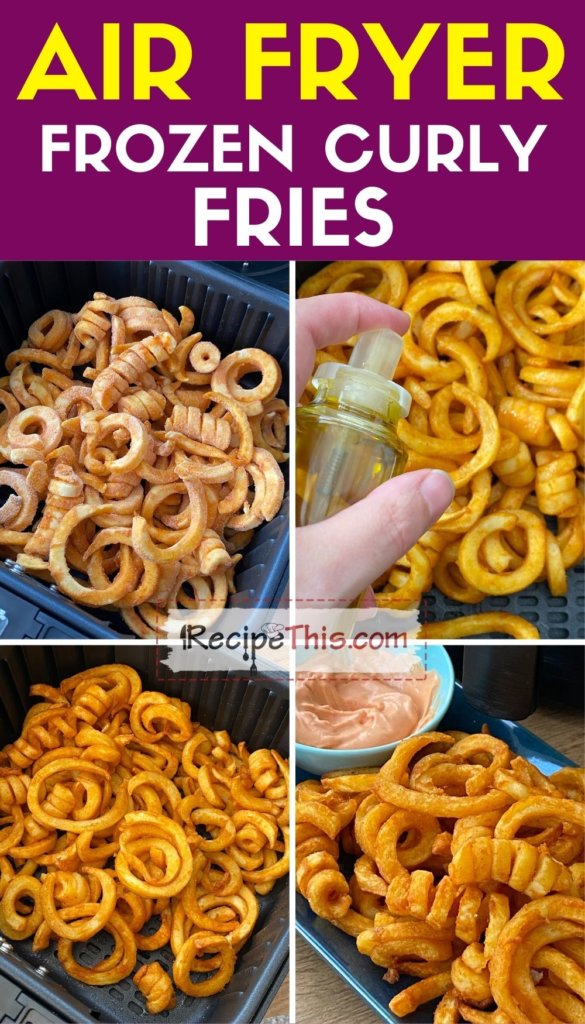 air fryer frozen curly fries instructions