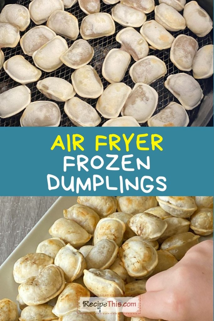 air fryer frozen dumplings at recipethis.com