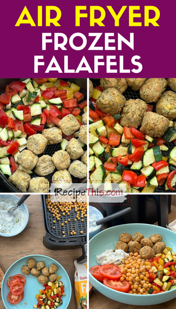 air fryer frozen falafels step by step