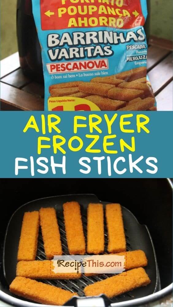 air fryer frozen fish sticks at recipethis.com