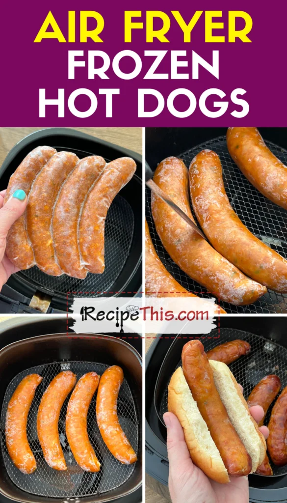 air-fryer-frozen-hot-dogs-step-by-step