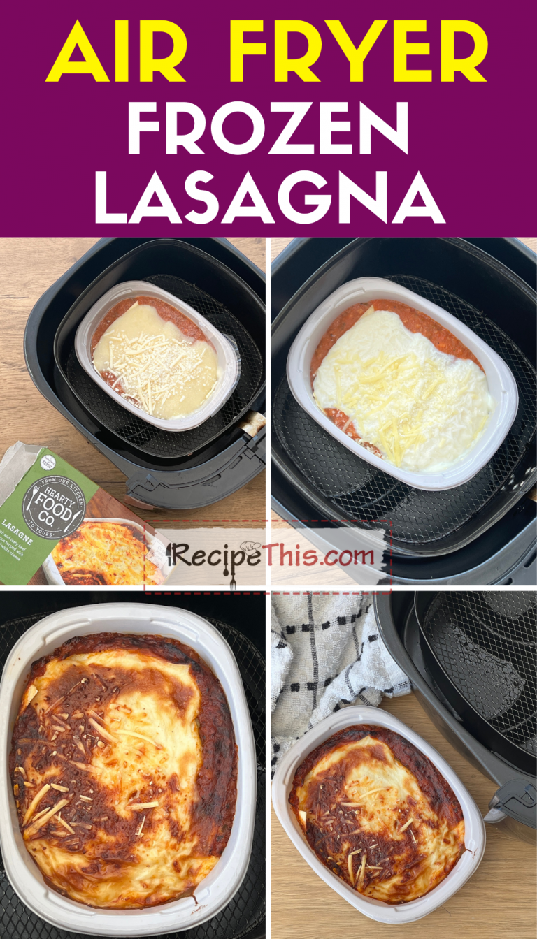 Recipe This Air Fryer Frozen Lasagna