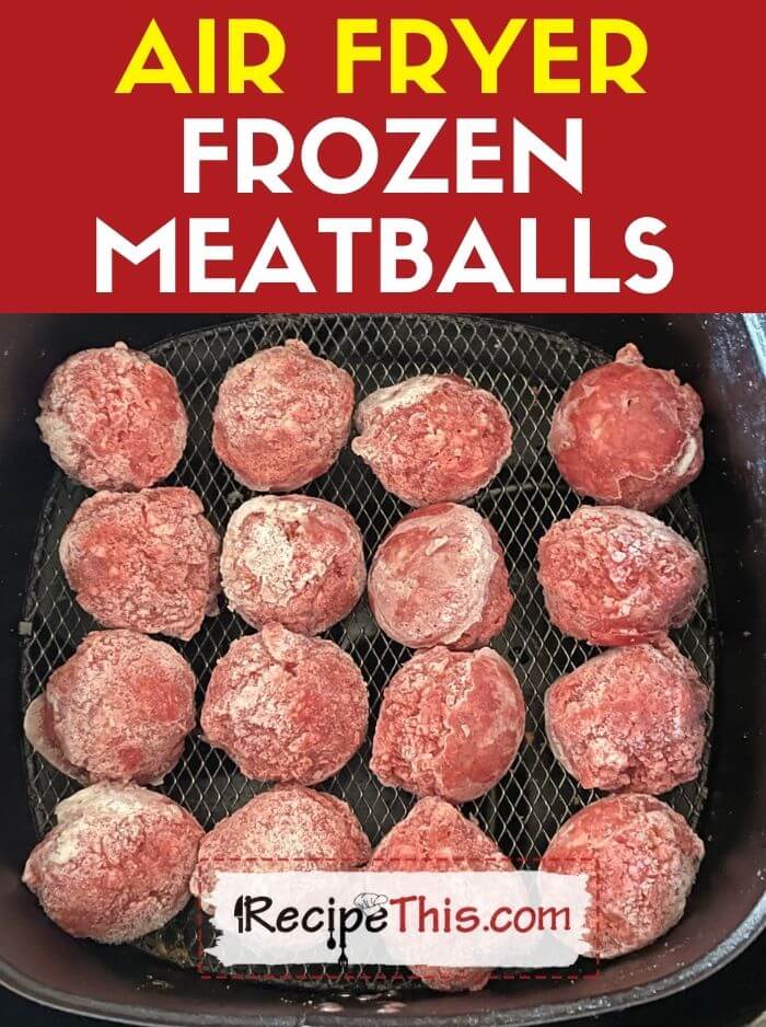 air fryer frozen meatballs