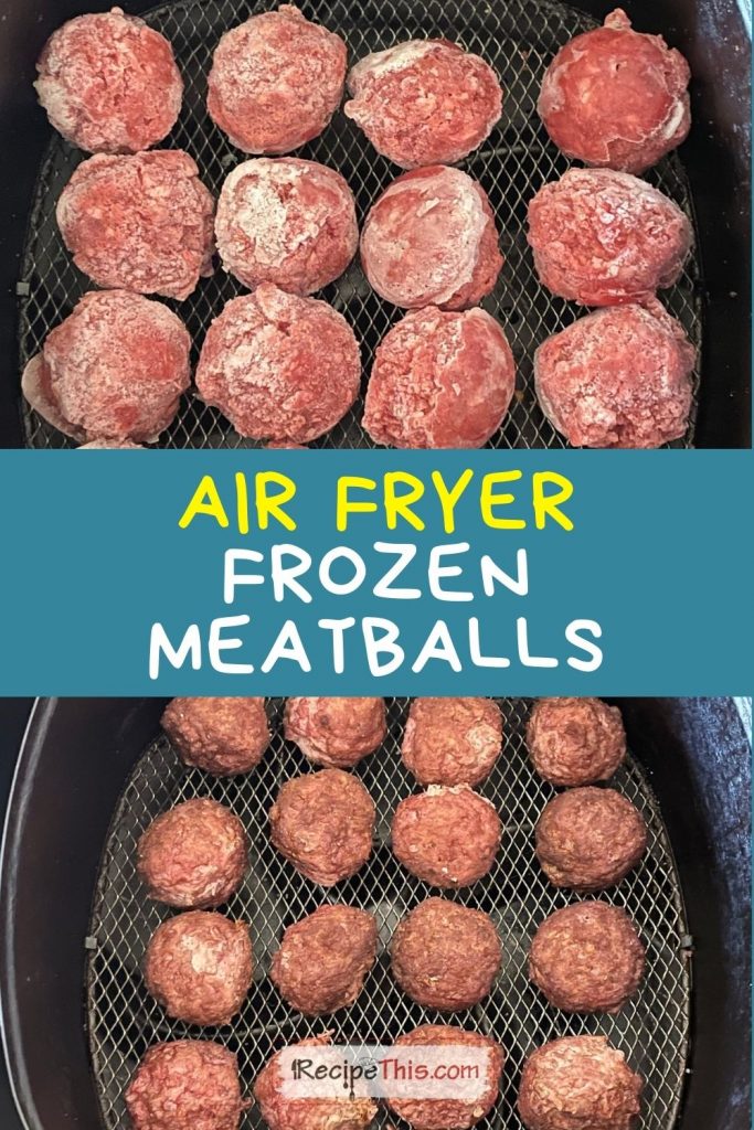 air fryer frozen meatballs recipe