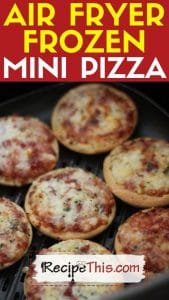 air fryer frozen mini pizza recipe