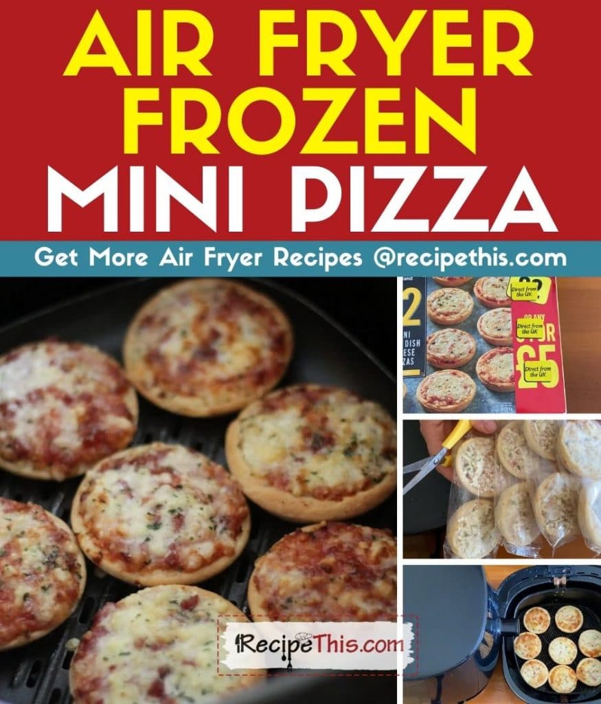 air fryer frozen mini pizza step by step