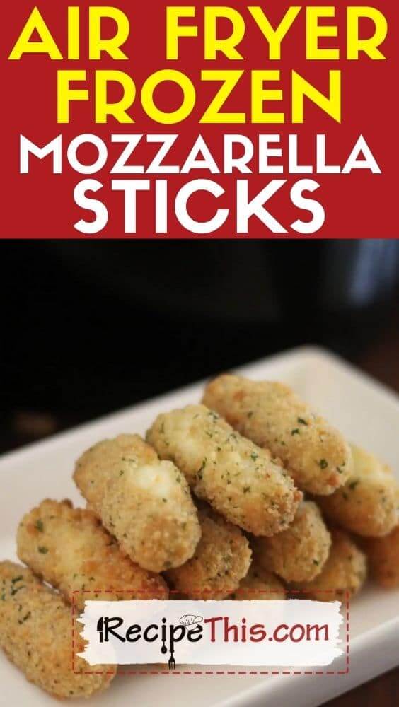 Frozen cheese sticks in hotsell air fryer