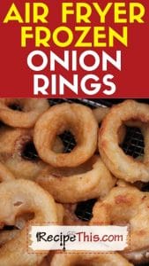 air fryer frozen onion rings recipe