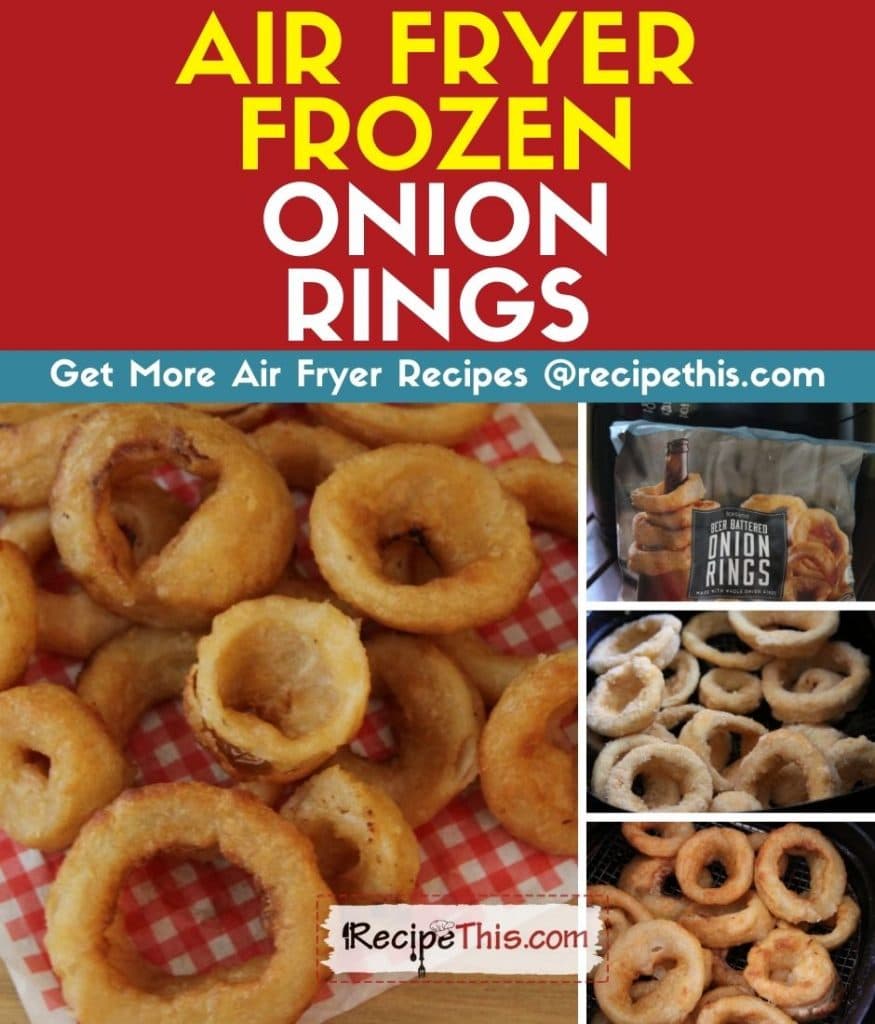 air fryer frozen onion rings step by step