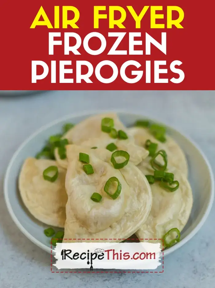 Frozen pierogies shop in airfryer