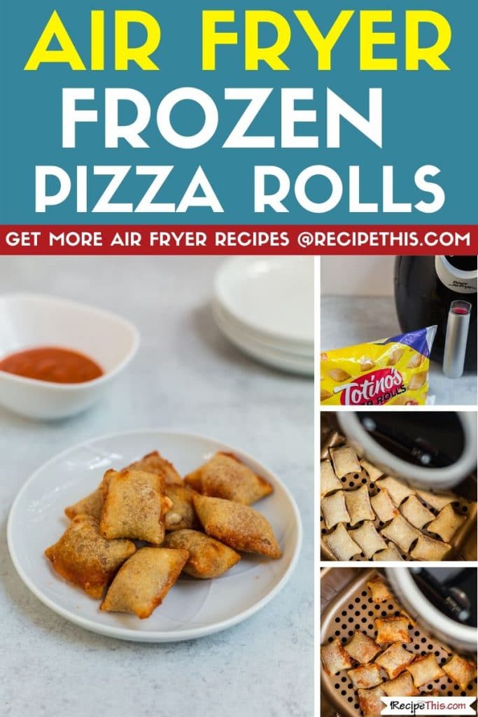 air fryer frozen pizza rolls step by step