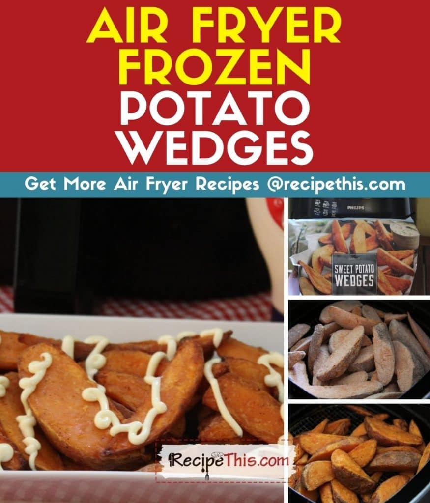 air fryer frozen potato wedges step by step