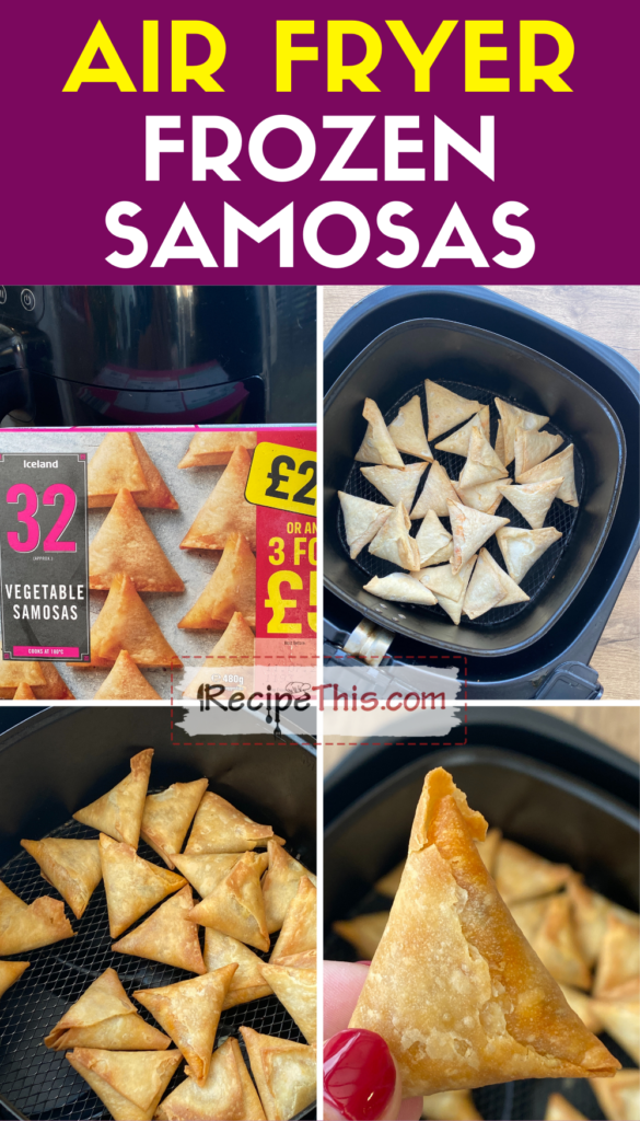 air fryer frozen samosas step by step