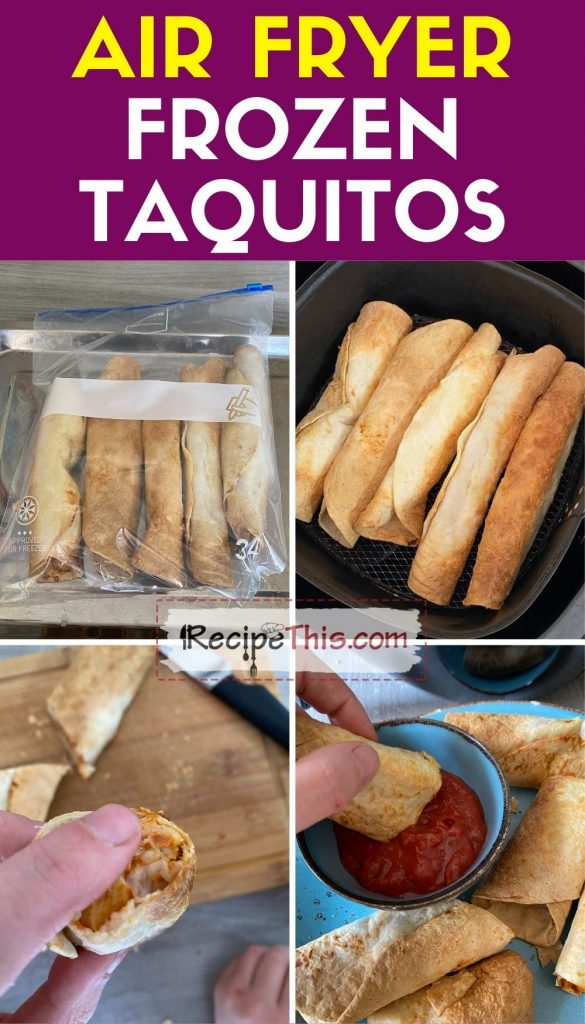 air fryer frozen taquitos step by step
