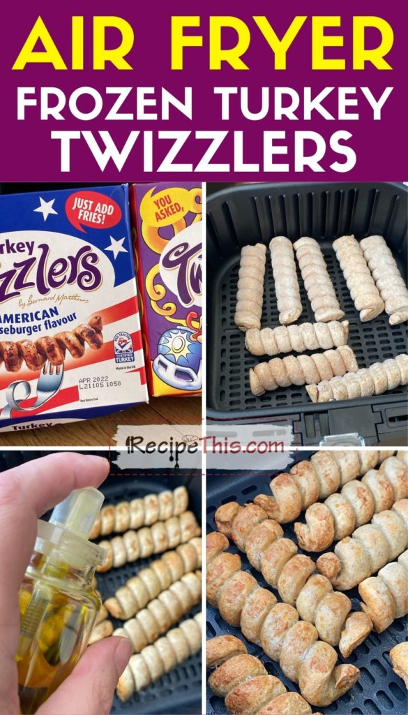 air fryer frozen turkey twizzlers instructions