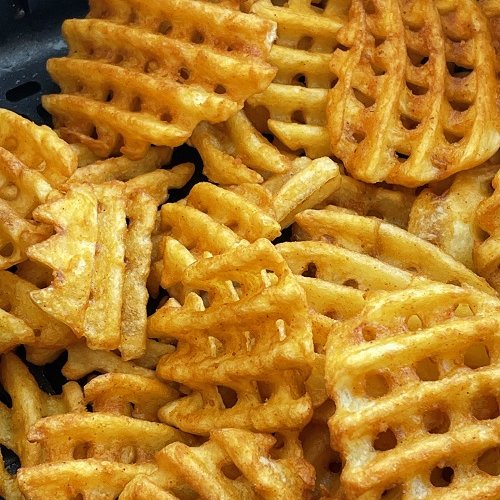 air fryer frozen waffle fries