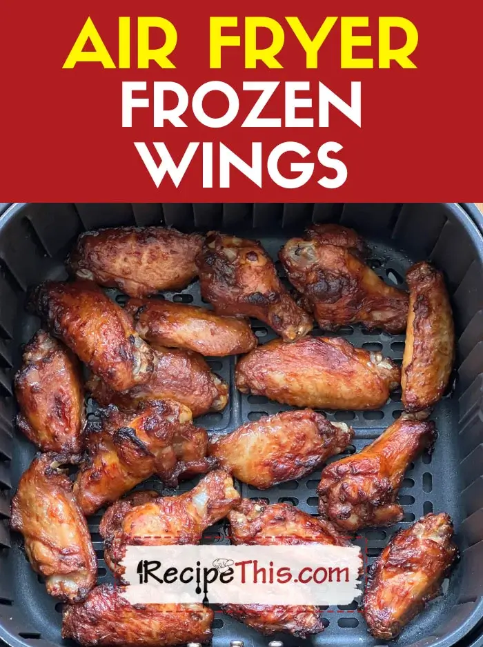 Air fryer shop wings frozen