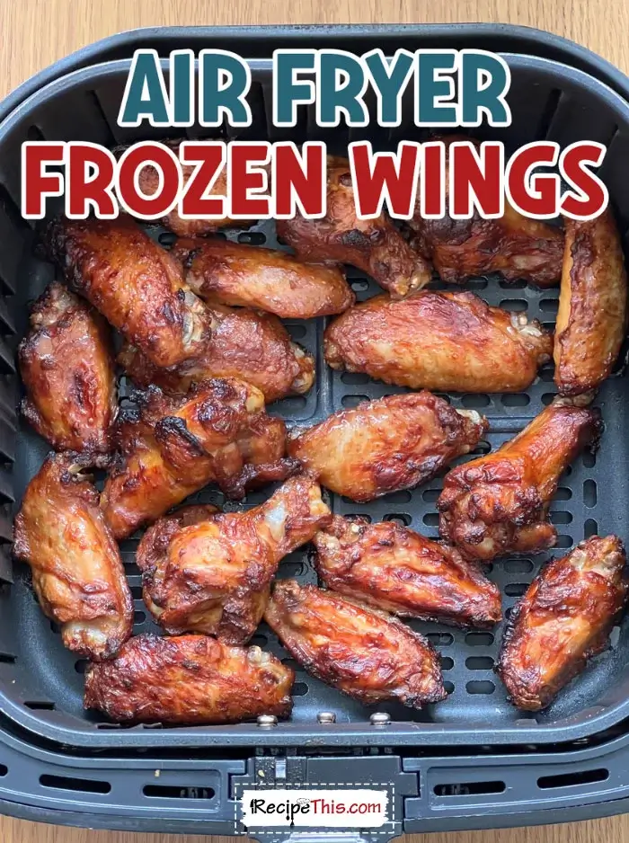 Air Fryer Frozen Chicken Wings (Small Batch)