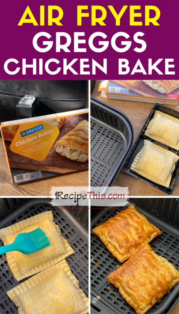 air fryer greggs chicken bake step by step