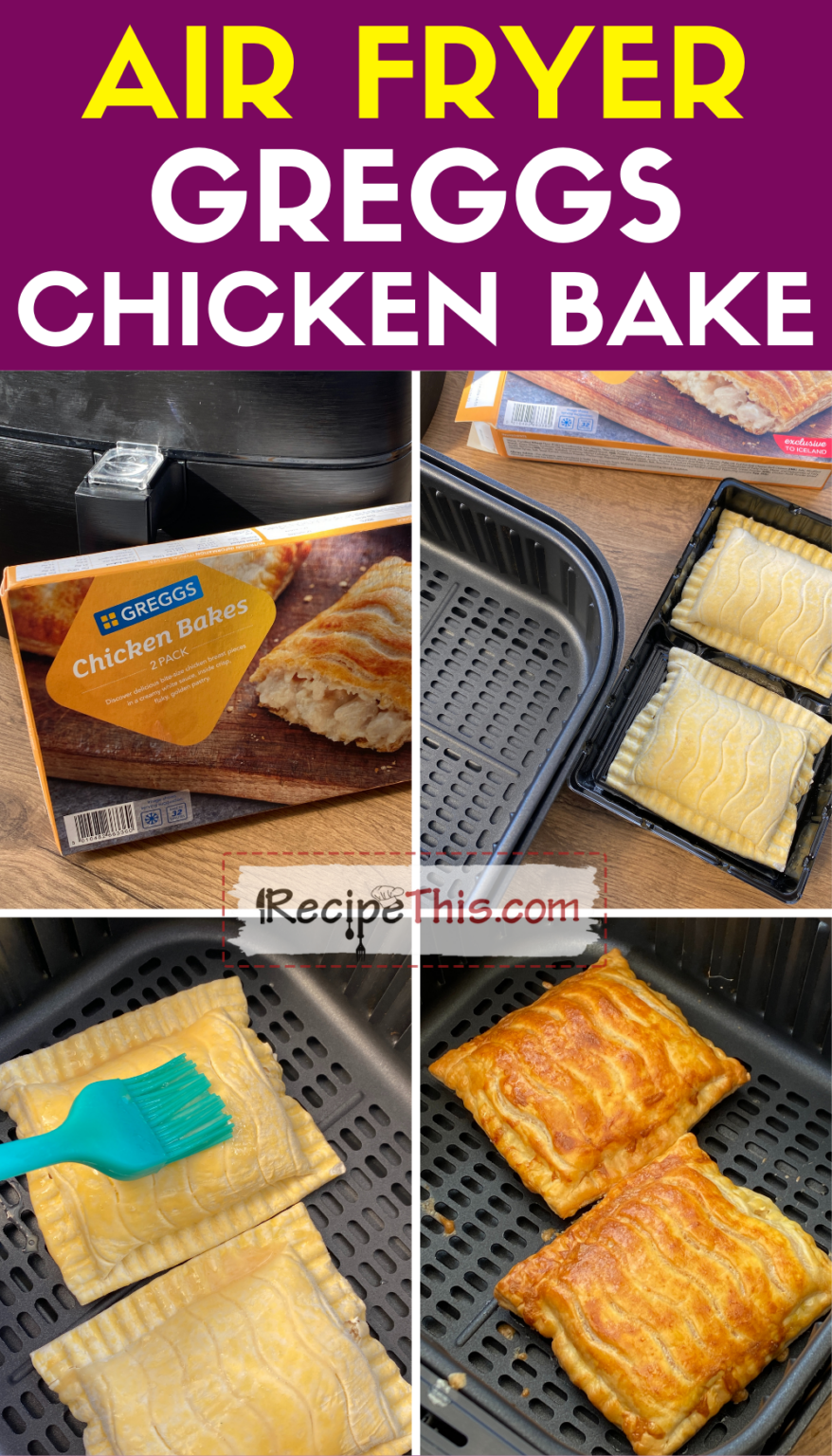 Recipe This Frozen Greggs Chicken Bake In Air Fryer