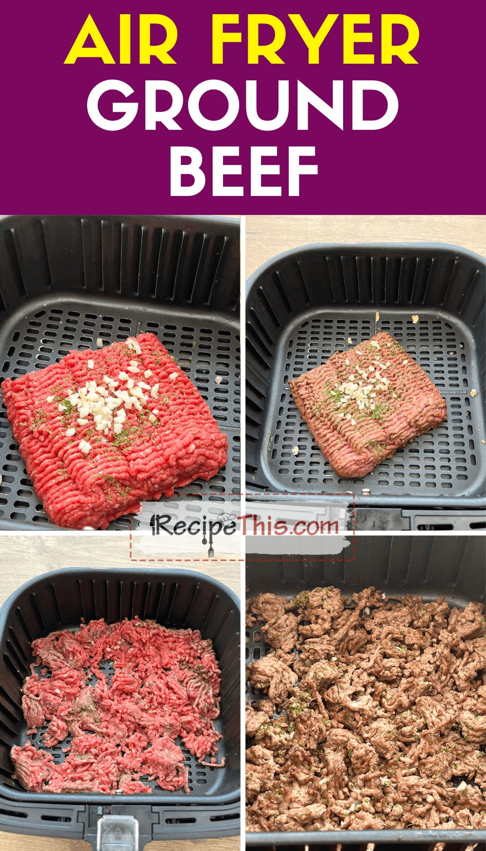 Recipe This Air Fryer Ground Beef