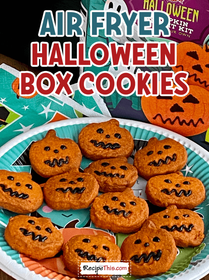 air fryer halloween box cookies @ recipethis