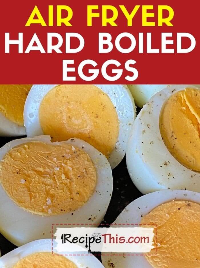 air fryer hard boiled eggs at recipethis.com