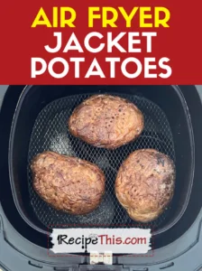 Air Fryer Jacket Potatoes