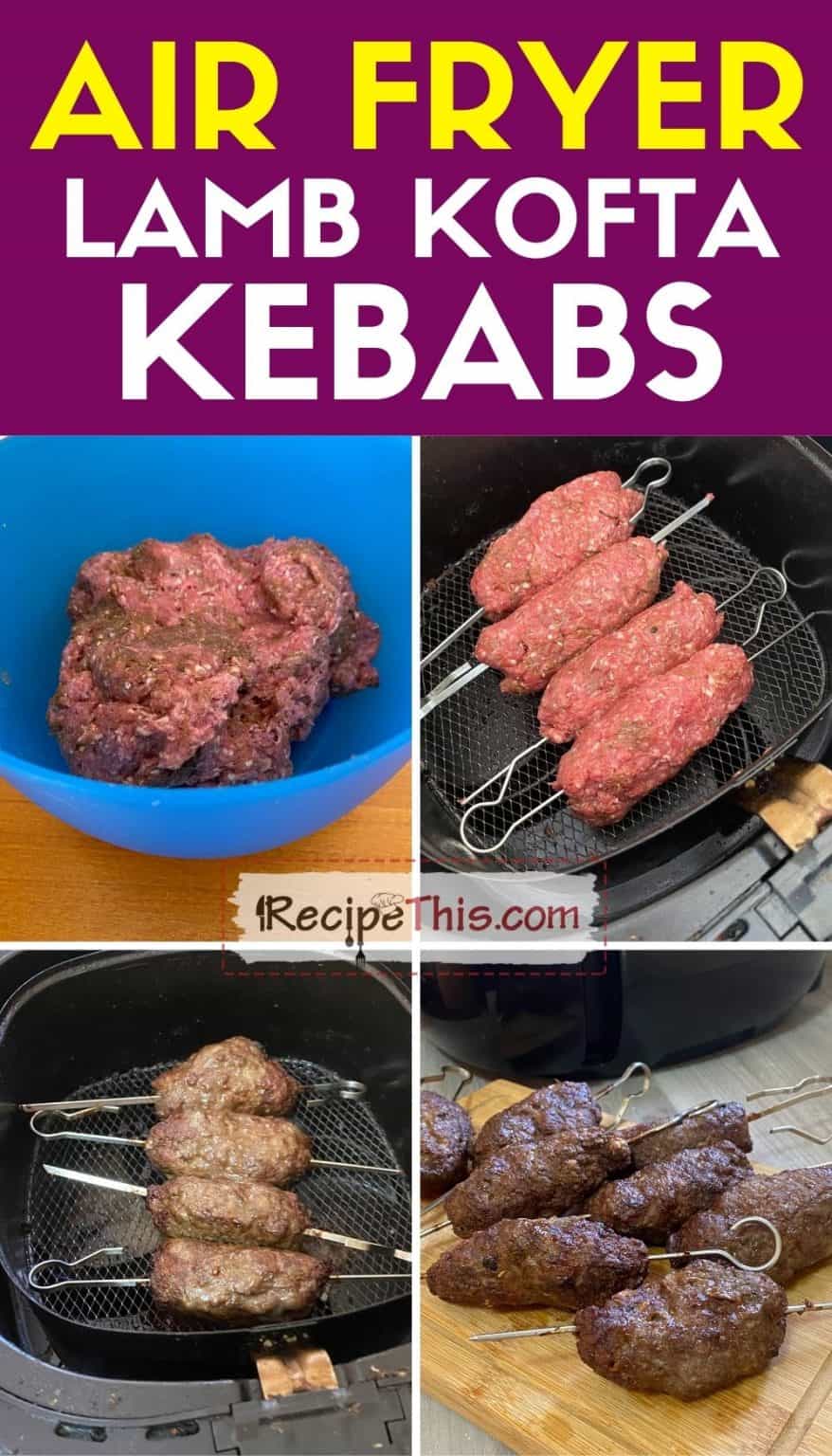 Recipe This Air Fryer Lamb Kofta Kebabs
