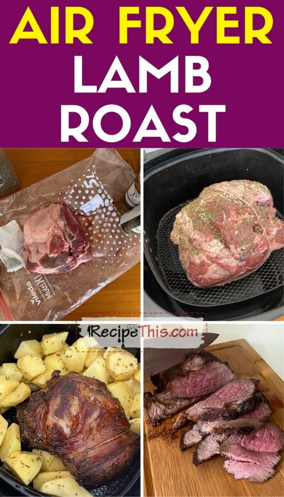 air fryer lamb roast step by step