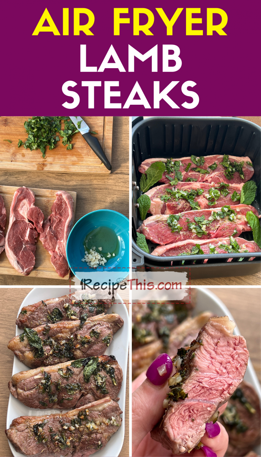 Air Fryer Lamb Steaks | Recipe This