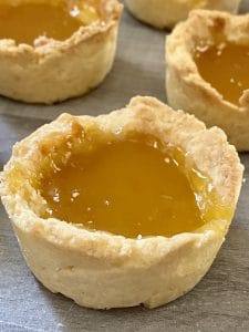 air fryer lemon tarts