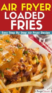 Air Fryer Loaded Fries Step by Step Guide
