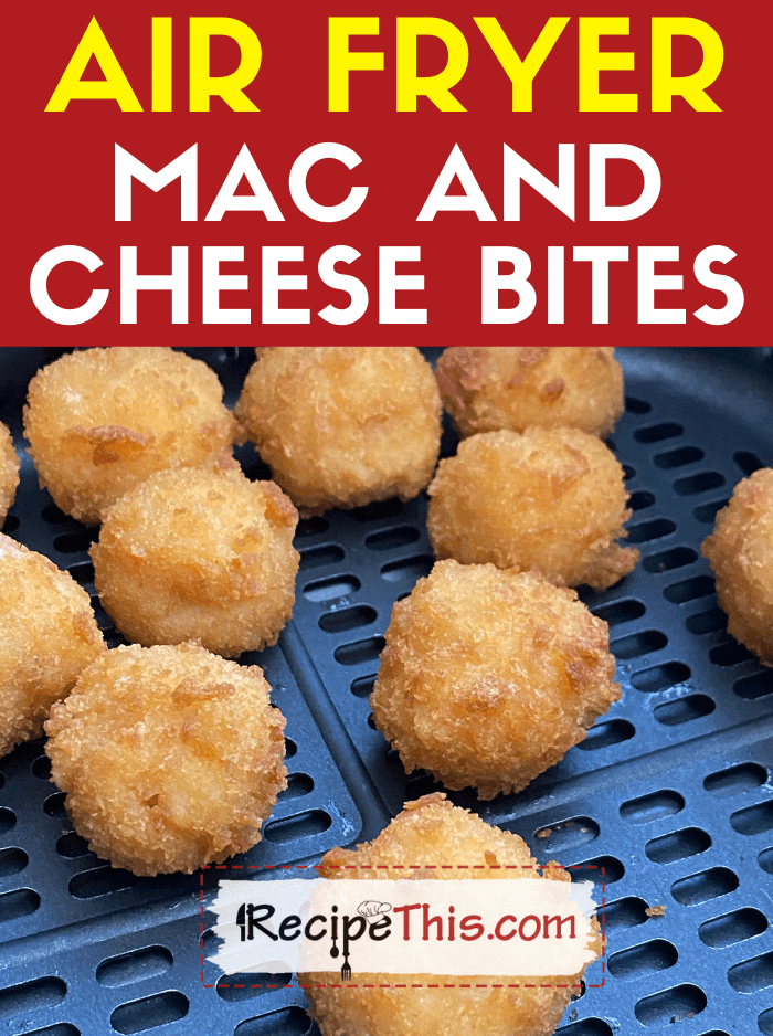 Air Fryer Frozen Mac And Cheese Bites