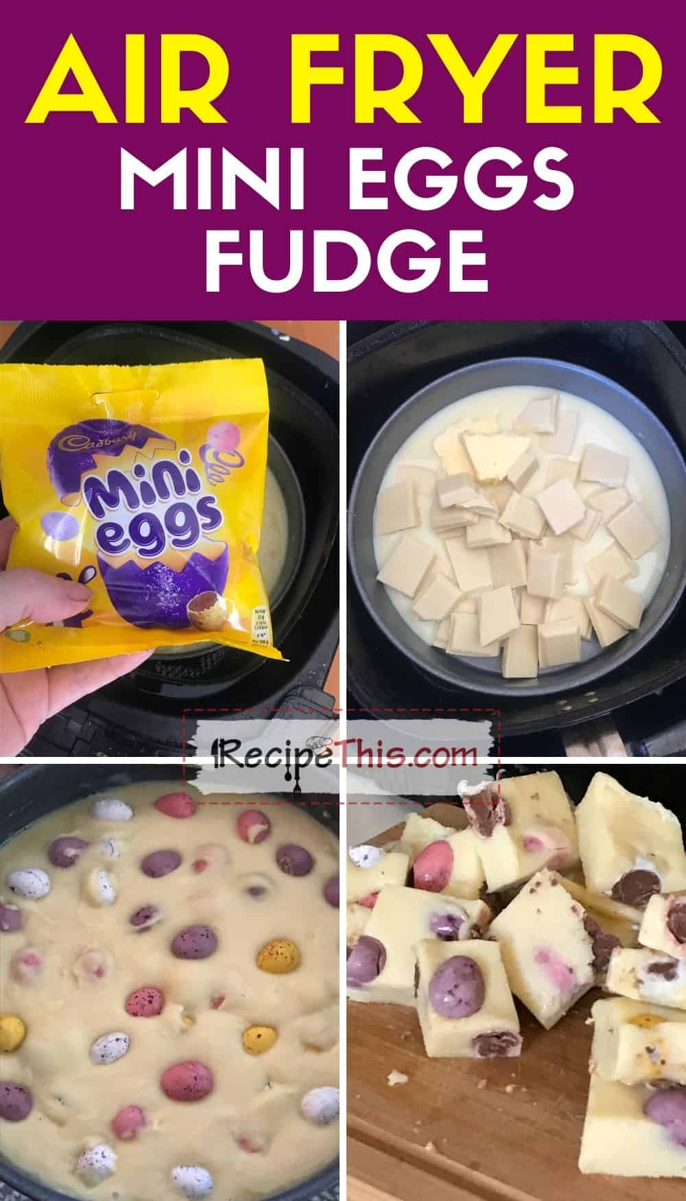 Recipe This Air Fryer Mini Egg Fudge