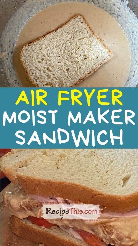 air fryer moist maker sandwich recipe