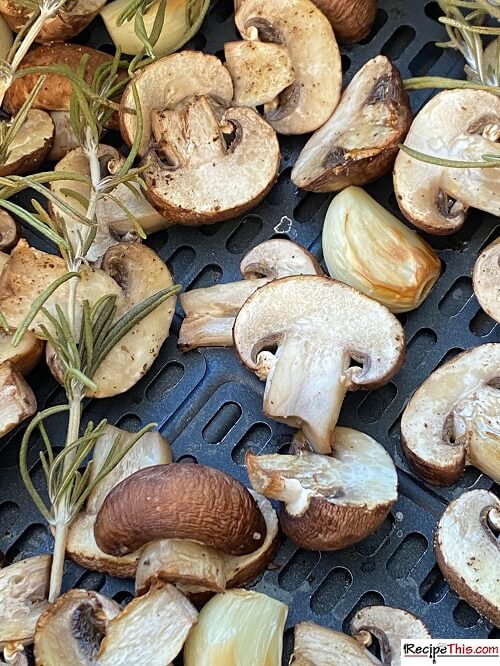 air fryer mushrooms