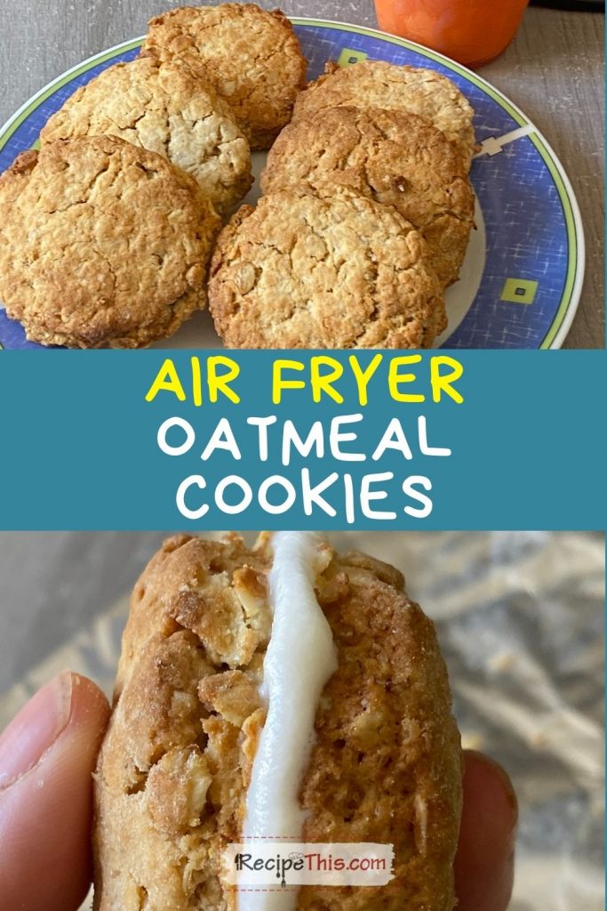 air fryer oat cookies recipe