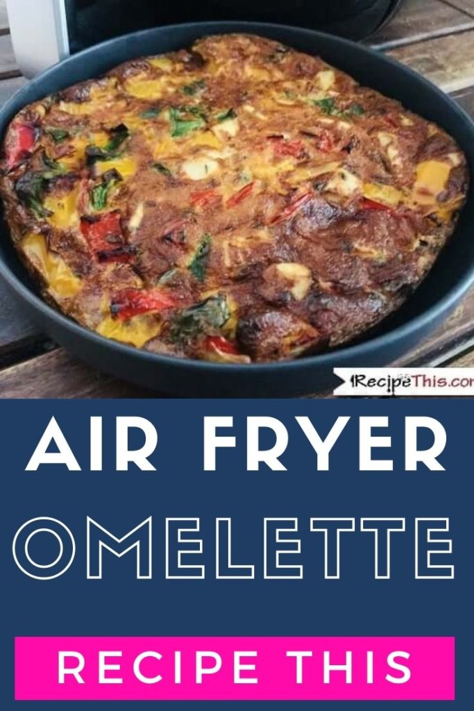 air fryer omelette at recipethis.com